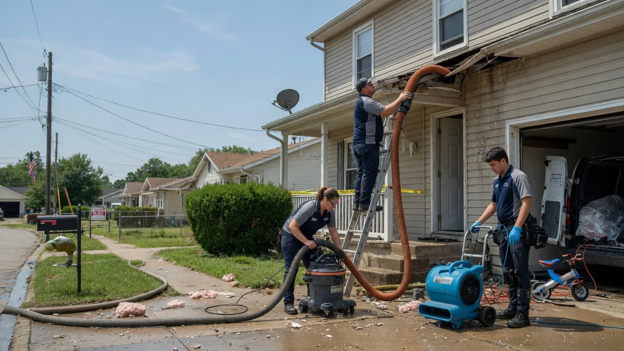 Water Damage Restoration in Saybrook, IL near me